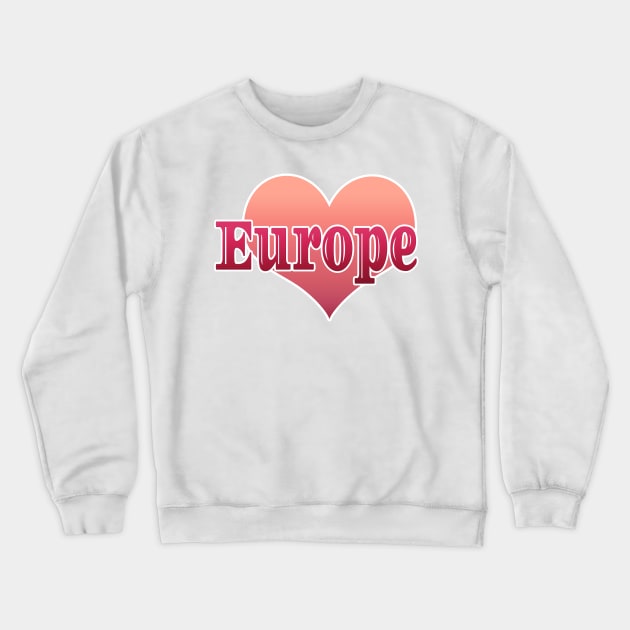 Europe Crewneck Sweatshirt by Creative Has